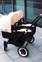 Bugaboo Donkey 5 Zwillingskinderwagen mit Sitz und Liegewanne Mitte - Wedding Vorschau