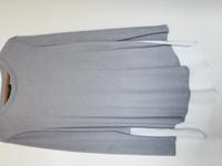 Primark Langarmshirt 2 in 1 Look Grau Weiss Berlin - Wilmersdorf Vorschau