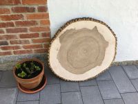 90cm Baumscheibe Holzscheibe Tischplatte Esche 100cm Tisch DIY Bayern - Amberg Vorschau