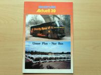 Autoprospekte Bus: Neoplan Aktuell Nr.39, Kundenzeitschrift 1989 Bayern - Oberammergau Vorschau