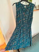 Kleid petrol geblümt kurz viskose 38 QS s.Oliver Pankow - Prenzlauer Berg Vorschau
