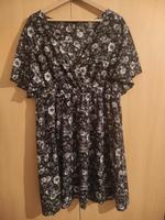 Schwarz/weiß/graues Blumenkleid Bayern - Weißenhorn Vorschau