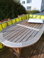 Massiver ovaler Holztisch mit Stühlen Nordrhein-Westfalen - Hagen Vorschau