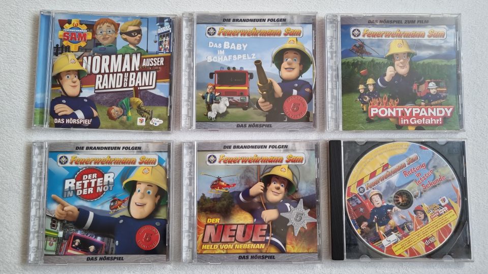 Feuerwehrmann Sam 6 CDs Hörspiel in Eppstein