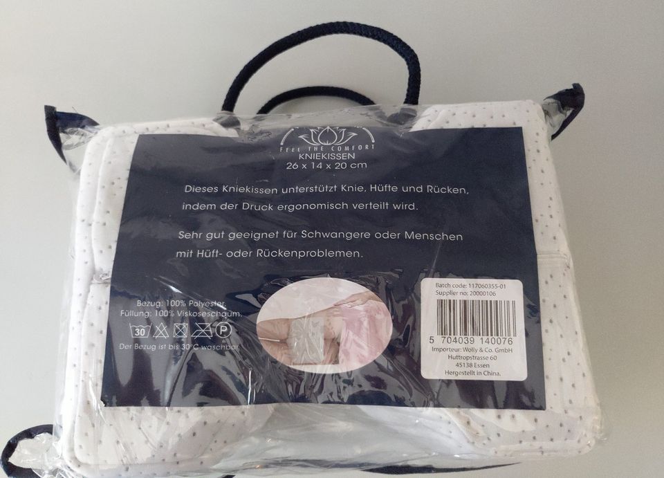 Kniekissen Knie Kissen 26 x 14 x 20 cm waschbar NEU in Berlin - Köpenick, Altenpflegebedarf gebraucht kaufen