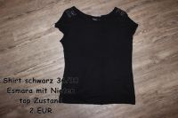 T-Shirt schwarz Damen Gr 36/38 mit Nieten top Zustand Brandenburg - Zehdenick Vorschau