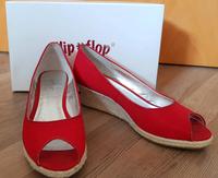 Peeptoes Pumps Espadrilles FLIP FLOP Gr. 37 Keilabsatz 5cm neuw. Sachsen - Adorf-Vogtland Vorschau