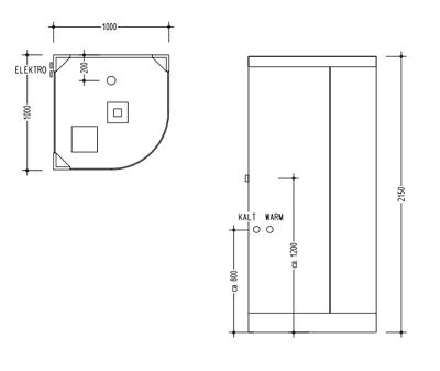 XXL Luxus LED Dampfdusche+Infrarotsauna Kombi Infrarot-Sauna-Wärm in Hofkirchen