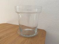 XXL Glas Vase / Blumentopf mit Untersetzer NEU Hessen - Raunheim Vorschau