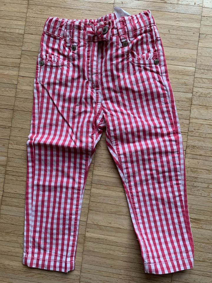 Steiff Sommerhose pink kariert 80 in Lörrach