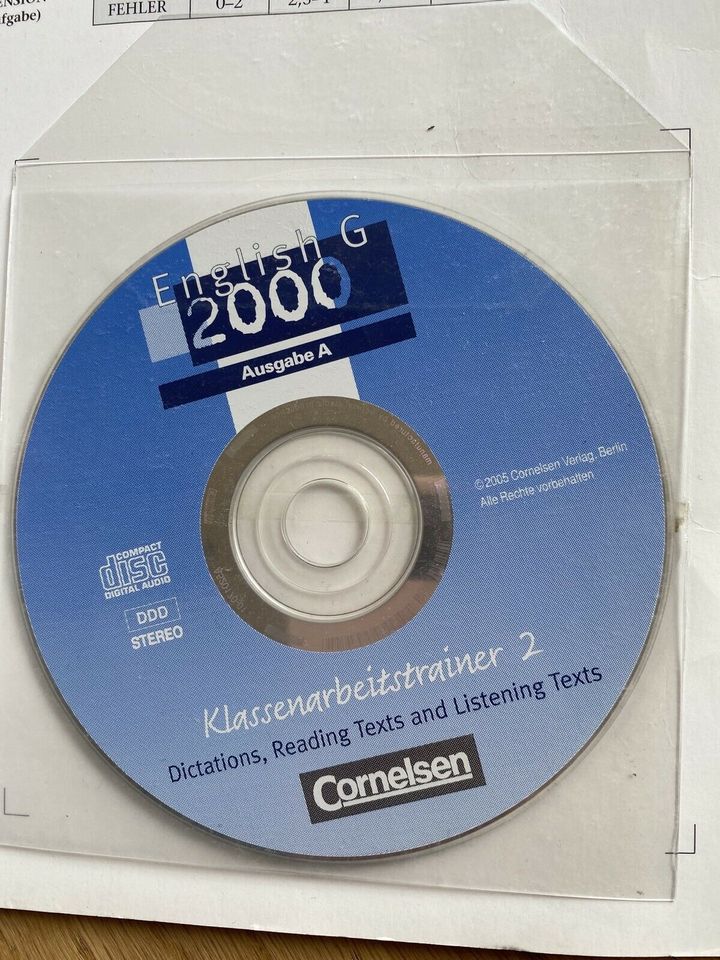 Englisch Klassenarbeitstrainer A2 mit CD in Bretzenheim