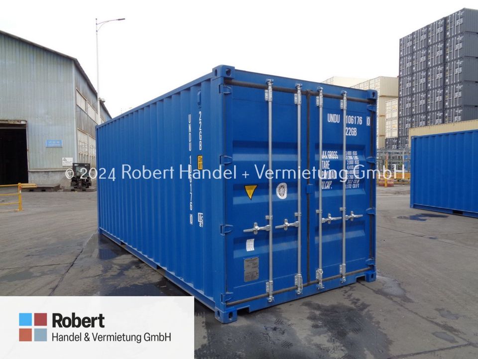 NEU 20 Fuß Lagercontainer, Seecontainer, Container; Baucontainer, Materialcontainer in Neu Schönau