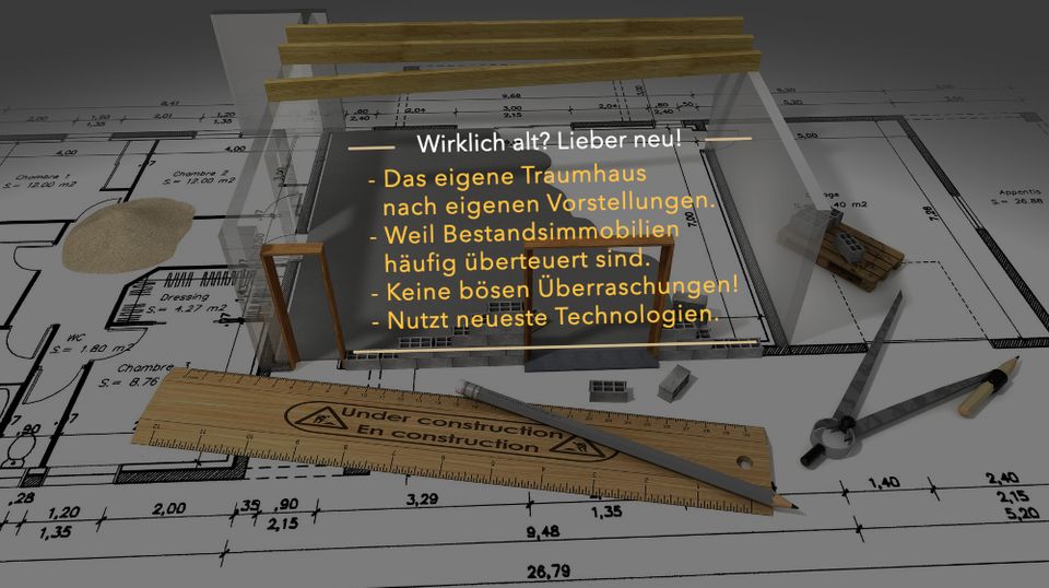 Kosten teilen dann klappt es auch mit dem Eigenheim. PV Anlage nicht vergessen in Detmold