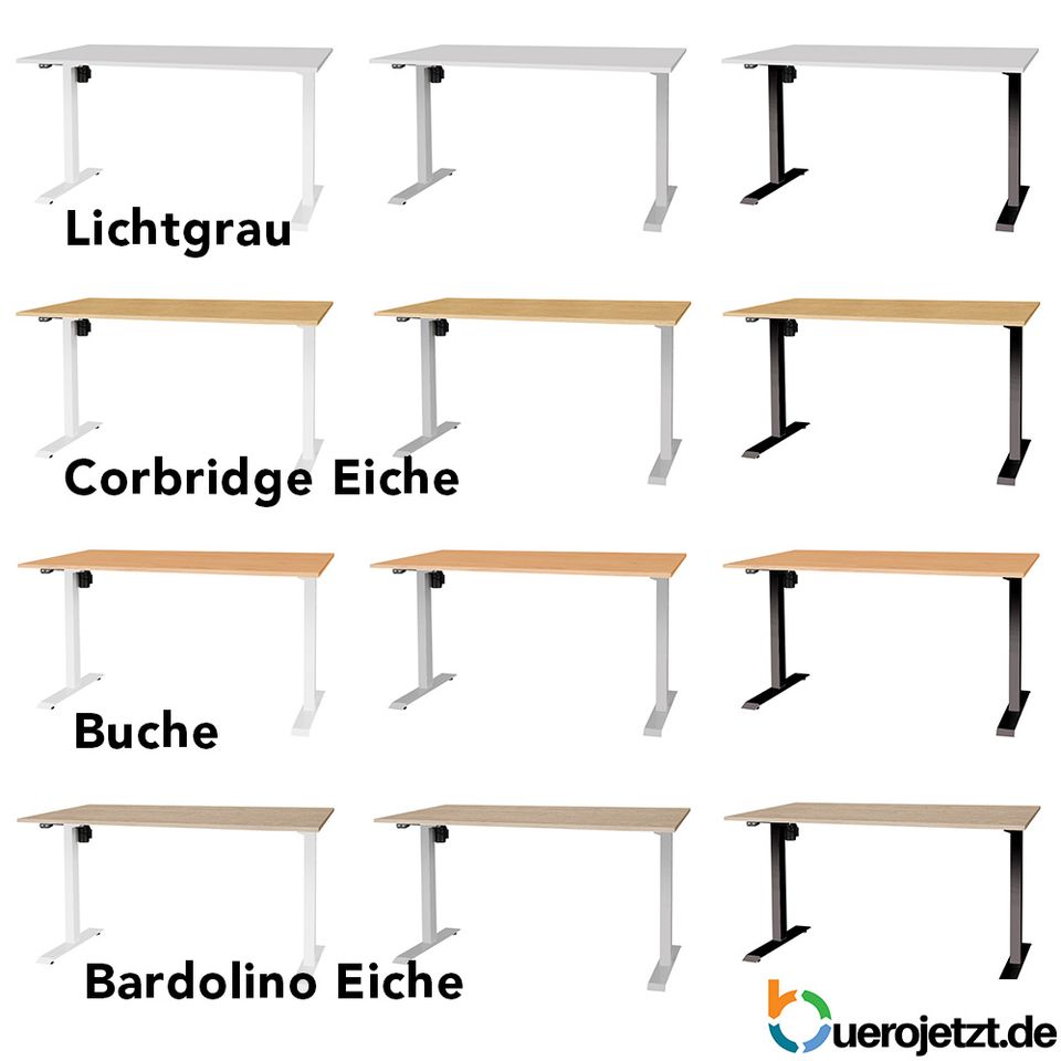 200x Schreibtisch NEU elektrisch höhenverstellbar weiß Büro 120cm in Berlin