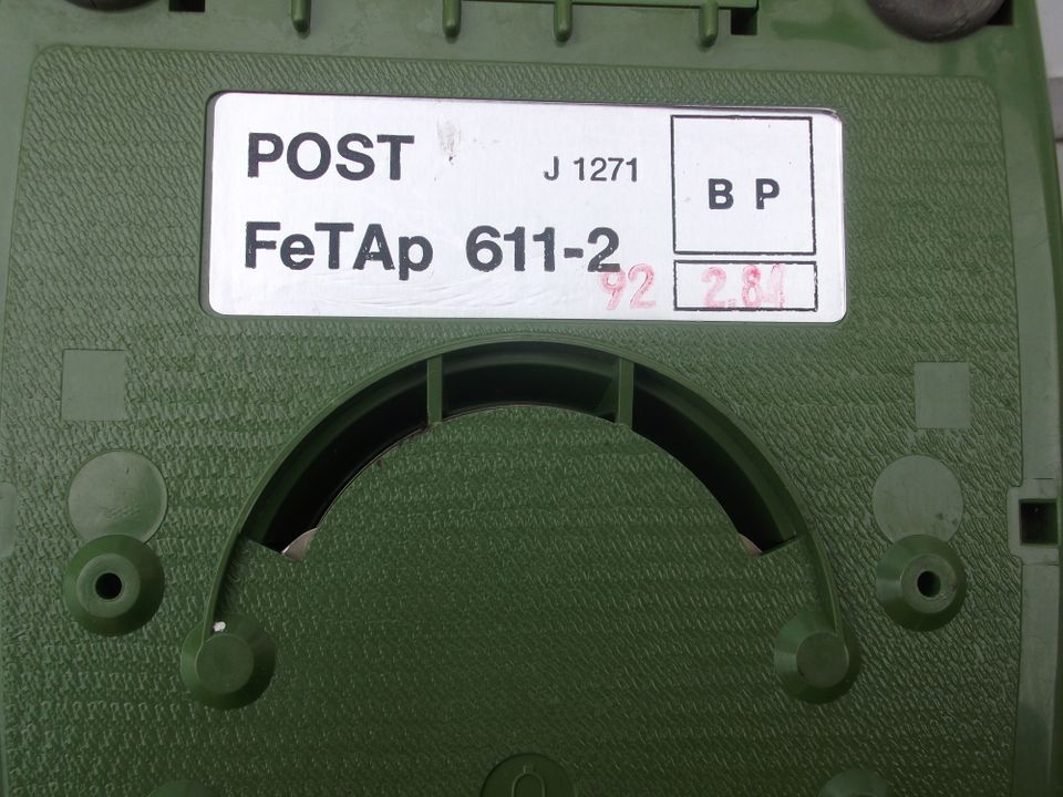 Deutsches Post Telefon BP FeTAp 611-2 Wählscheibe BJ 02.84 grün in Hamburg