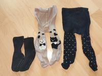 Klitzeklein Strumpfhose Set 56 62 schwarz Katze Strumpfi Baby Bayern - Hohenpeißenberg Vorschau