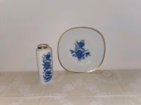 Deko Set Pmr Jäger & Co Vase und Schale blaue Blumen Nordrhein-Westfalen - Schwerte Vorschau