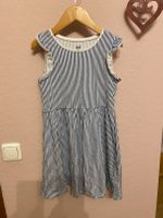 H&M Basic Organic Cotton Kleid Sommer blau weiß 122/128 Bayern - Schwarzenbruck Vorschau