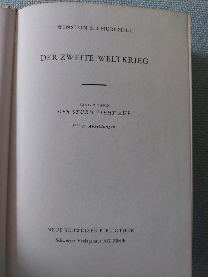 Churchill Der zweite Weltkrieg Neue Schweizer Bibliothek in Bad Dürrheim