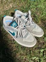 Nike SB Gr. 37 Sneaker Schuhe grau weiß Türkis Alleyoop Bayern - Kirchseeon Vorschau