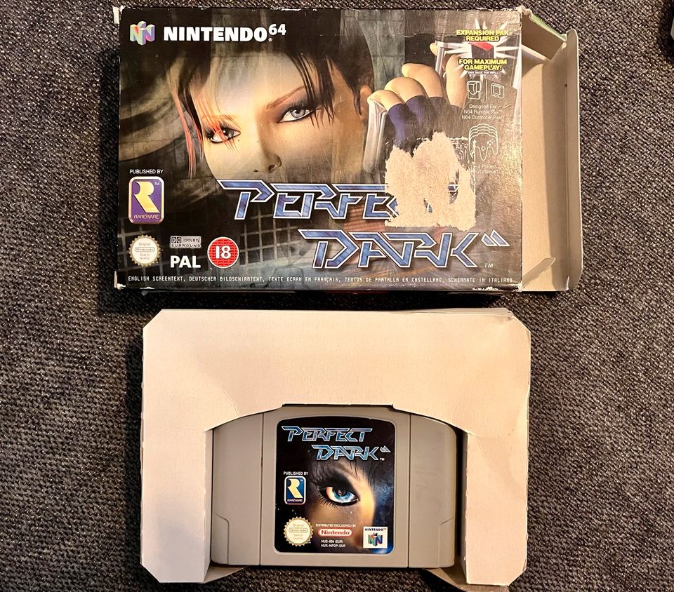 Perfect Dark 64 OVP N64 Nintendo 64 in Wandsbek - Hamburg Bramfeld |  Nintendo Spiele gebraucht kaufen | eBay Kleinanzeigen ist jetzt  Kleinanzeigen