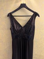 Gr. 38 Abendkleid schwarz mit Pailletten Abiball Hochzeit Party Niedersachsen - Isenbüttel Vorschau
