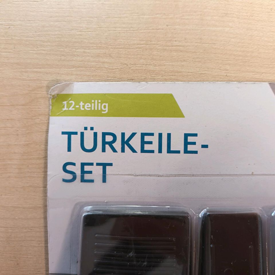 Türkeile/ Möbelkeile Set, 12tlg. von Workzone, Kunststoff schwarz in Lübeck