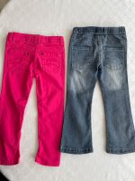 NEUWERTIG pink Jeans Gr. 98 Bund verstellbar  und Schlupfjeans Sachsen - Radebeul Vorschau