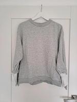 H&M || graues Sweatshirt mit Blusenärmel Gr. S Niedersachsen - Stadland Vorschau