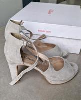 Schuhe, Pumps,  Peeptoes, S.Oliver, Gr 37, grau-silber, wie neu Innenstadt - Poll Vorschau