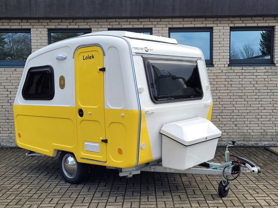 750kg Retro Wohnwagen (Lolek), Camper zu vermieten in Beckum