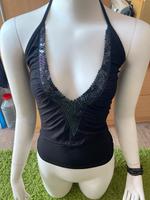 Schwarzes Neckolder Top & Pailletten Gr.XS Amisu Neu Baden-Württemberg - Waldachtal Vorschau