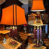 Antik Hollywood Regency Mid-Century Messing Stehlampe Tischlampe Nordrhein-Westfalen - Hagen Vorschau