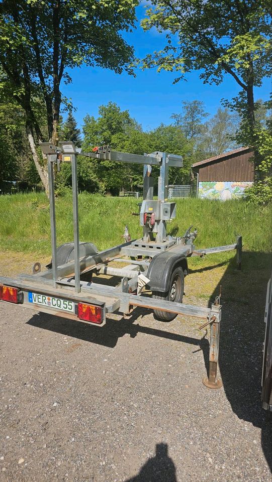 Amateurfunk Kurbel mast CB Funk Kurbel Mast Anhänger Funker Mast in Itzehoe