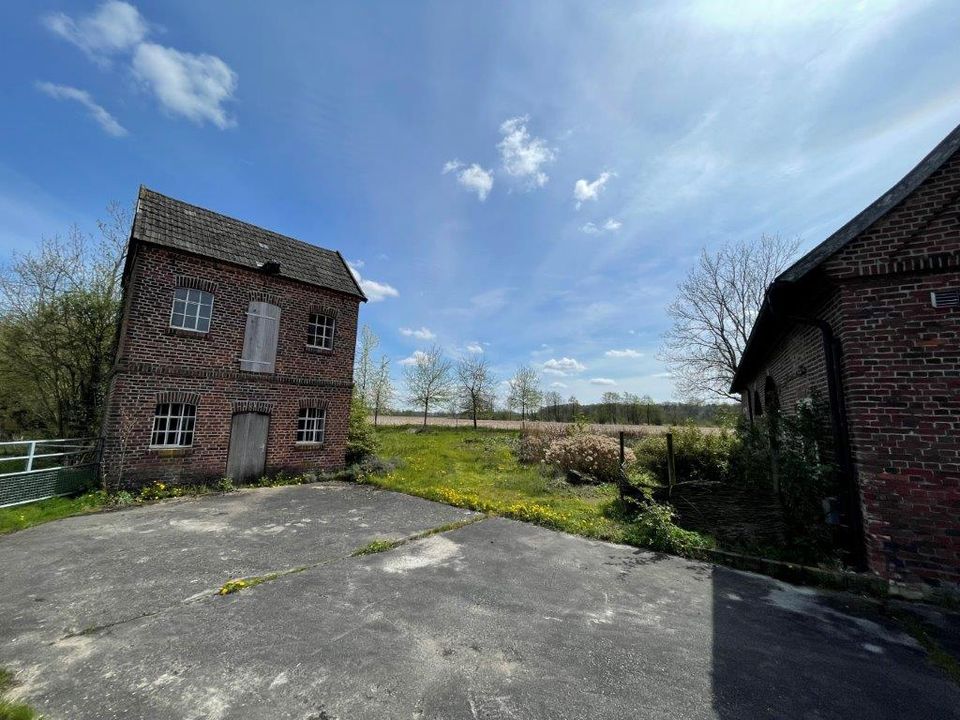 Exklusives Wohnen im EG! Landhaus mit Nebengebäude und Ländereien im Außenbereich von Havixbeck in Havixbeck