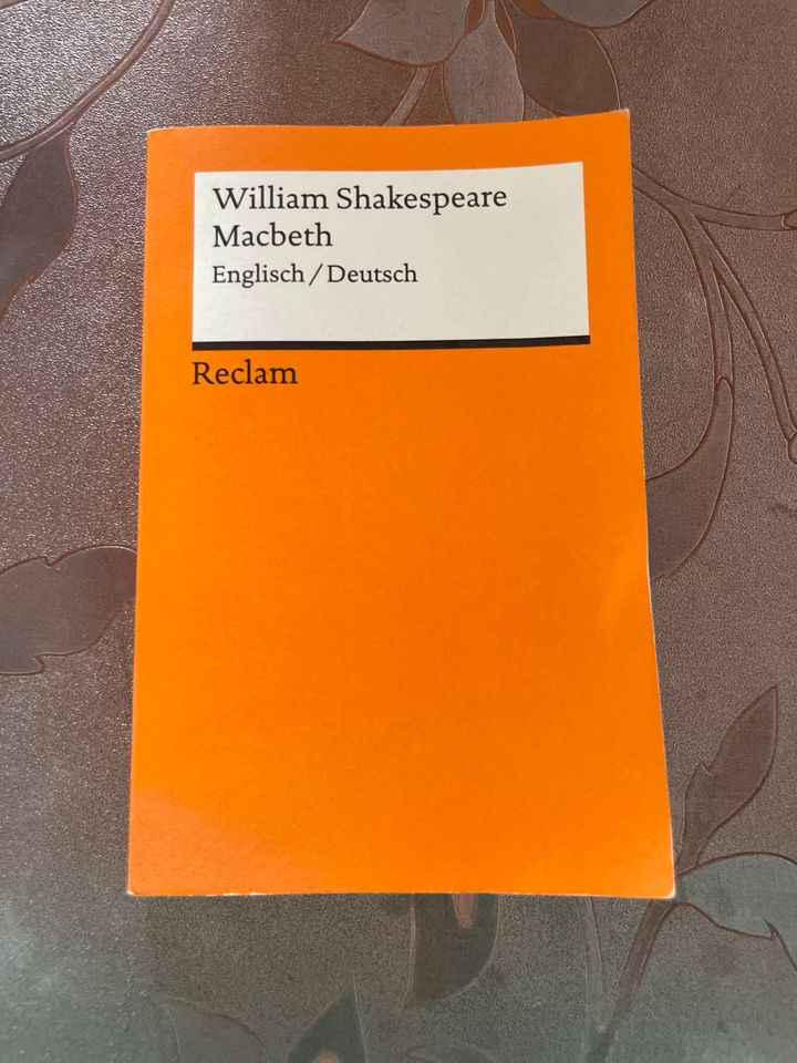William Shakespeare Macbeth, Englisch/Deutsch in Pforzheim