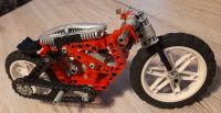 LEGO Technic MOC Motorrad Oldtimer Flat Tracker in rot Hessen - Hanau Vorschau