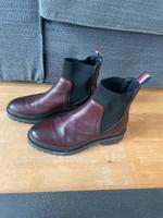 Stiefeletten Tommy Hilfiger Gr. 40 kaum getragen bordeauxrot Hessen - Darmstadt Vorschau