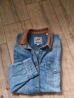 Superdry Jeansbluse Gr. 40 Brandenburg - Leegebruch Vorschau