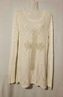 AJC Long-Pulli creme goldfarbener Strass Gr. 32/34 Nürnberg (Mittelfr) - Südstadt Vorschau