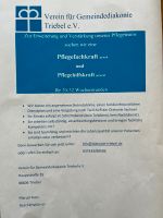 Pflegefachkraft Pflegehilfskraft für den Pflegedienst in Triebel Sachsen - Oelsnitz / Vogtland Vorschau