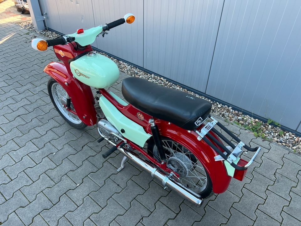 Simson Star SR4-2/1 SR4 RESTAURIERT 1974 Moped Mofa Roller E74 in Osterweddingen