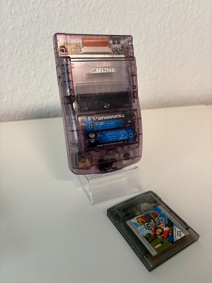 Nintendo Gameboy Color Lila Transparent + Mario Golf in Köln