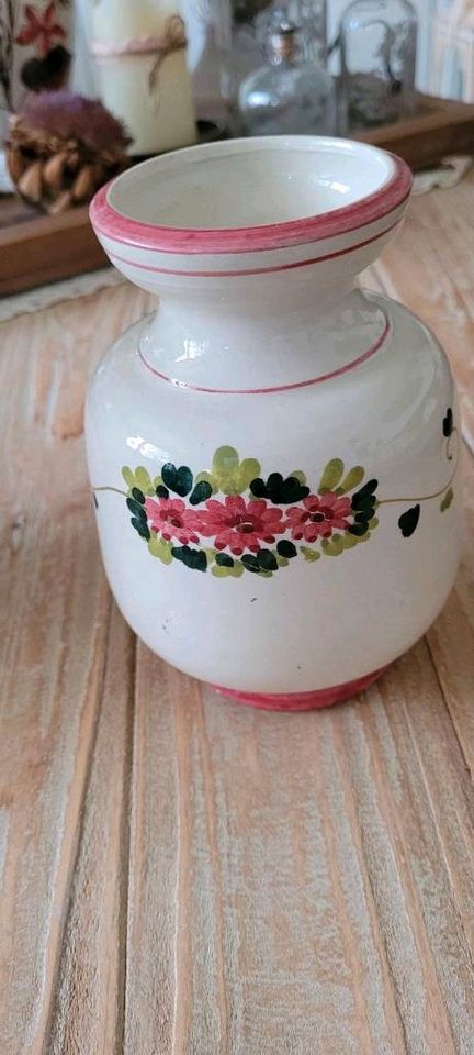 2x Vasen alt "Shabby Chic"Vintage Landhaus Antik Keramik Sammler in Büdelsdorf
