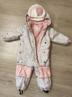 Schneeanzug 80/86 mit Mütze Sterne grau rosa Kinder Baby Winter Bayern - Oerlenbach Vorschau