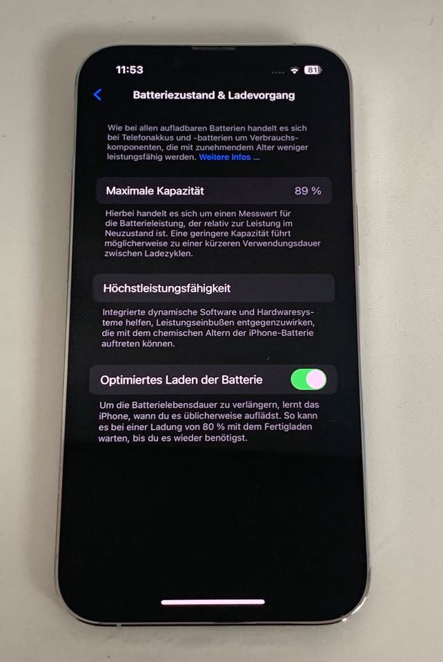 iPhone 13 Pro 128 GB Weiß top Zustand in Hamburg