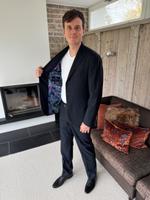 Edler Etro Nadelstreifen-Anzug – Größe 50L – Made in Italy Bayern - Münchberg Vorschau