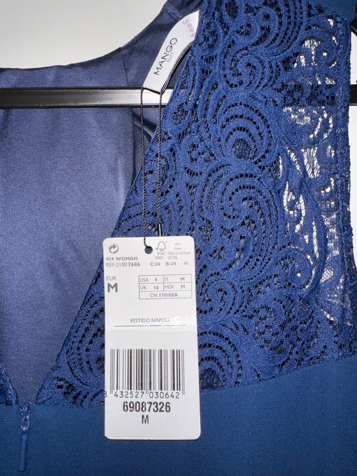 Mango Kleid Gr. M royalblau Neu mit Etikett in Reken