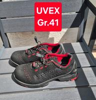 Uvex Sicherheitsschuhe mit Stahlkappe Gr.41 schwarz rot Top Baden-Württemberg - Mosbach Vorschau