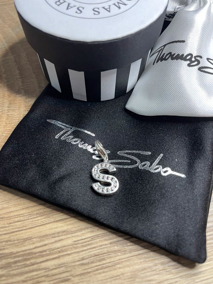 THOMAS SABO Charm Buchstabe S Silber 925 Zirkonia 1956-051-14 in Jülich